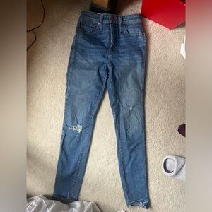 Madewell High Rise Skinny/Straight Leg Jeans